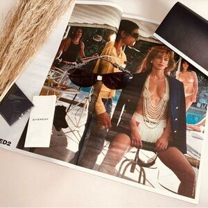 GIVENCHY Silver 4 Gem Sunglasses